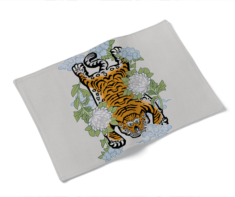 TIBETAN TIGER FLORAL Indoor|Outdoor Placemat By Kavka Designs