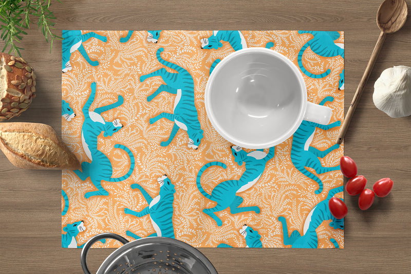 TREKKING TIGER Indoor|Outdoor Placemat By Kavka Designs