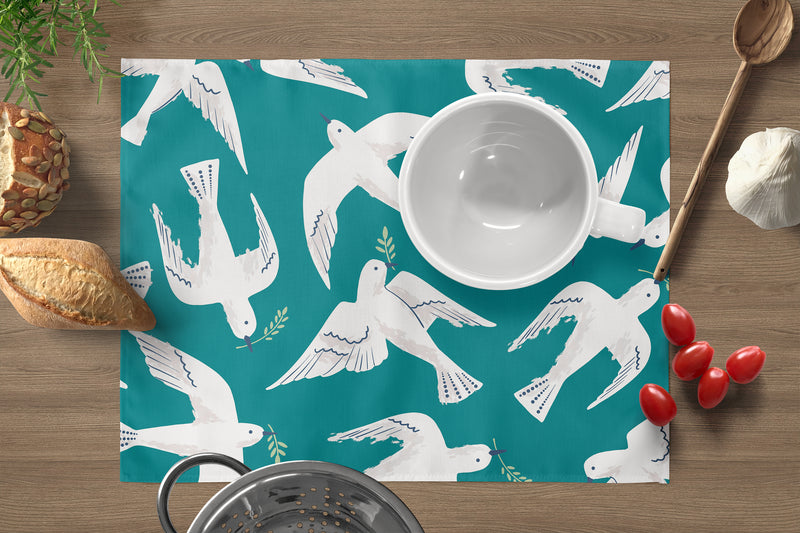 PEACE DOVES Indoor|Outdoor Placemat By Kavka Designs