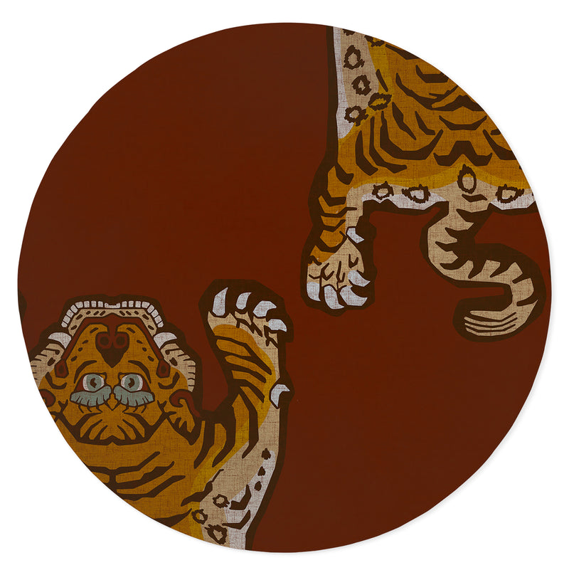 TIBETAN TIGER Area Rug By Kavka Designs