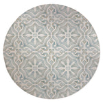 WATERCOLOR TILE OCEAN  Area Rug By Kavka Designs