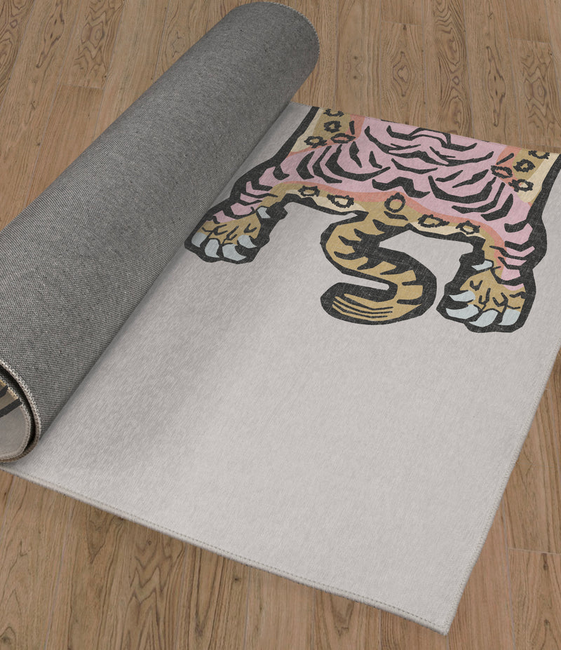 TIBETAN TIGER Area Rug By Kavka Designs