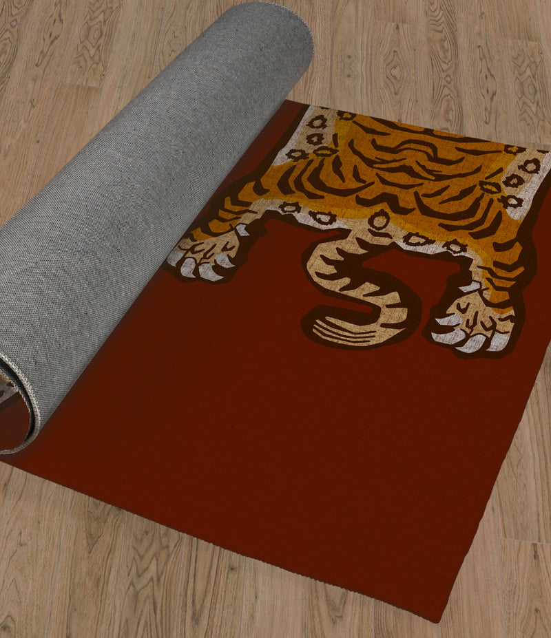 TIBETAN TIGER Area Rug By Kavka Designs