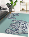 TIBETAN TIGER Area Rug By Kavka Designs