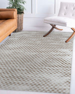 DISTRESSED CHECK Area Rug By Kavka Designs