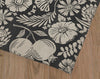 WOODCUT FALL FLOWERS Area Rug By Kavka Designs