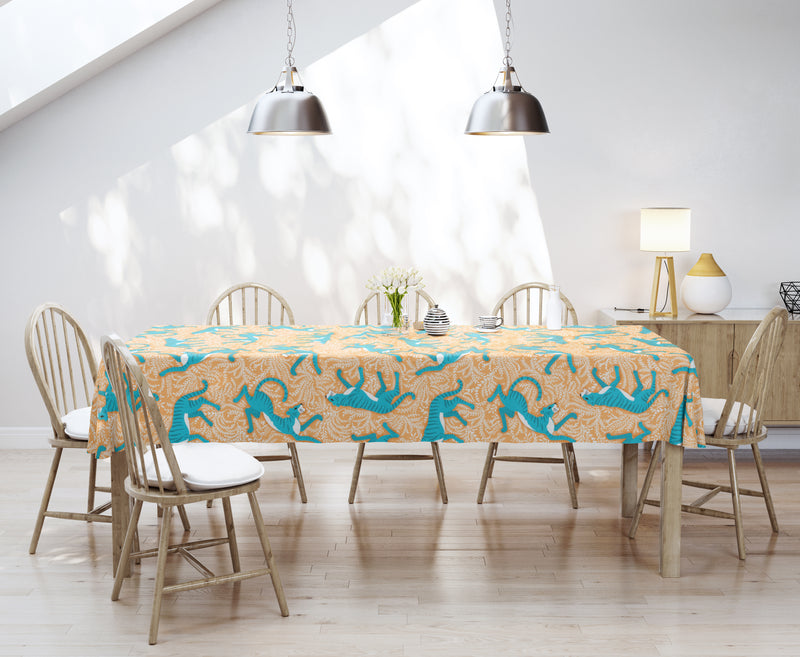 TREKKING TIGER Indoor|Outdoor Table Cloth By Kavka Designs