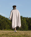 TAYLOR WHITE Woven Throw Blanket with Fringe By Kavka Designs