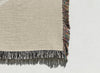 DUTTON NATURAL Woven Throw Blanket with Fringe By Kavka Designs