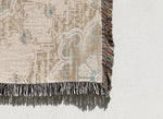 MIA Woven Throw Blanket with Fringe By Kavka Designs