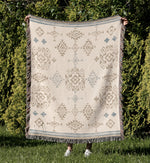 PIPER Woven Throw Blanket with Fringe By Kavka Designs