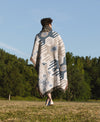 ANATOLIAN BEIGE Woven Throw Blanket with Fringe By Marina Gutierrez