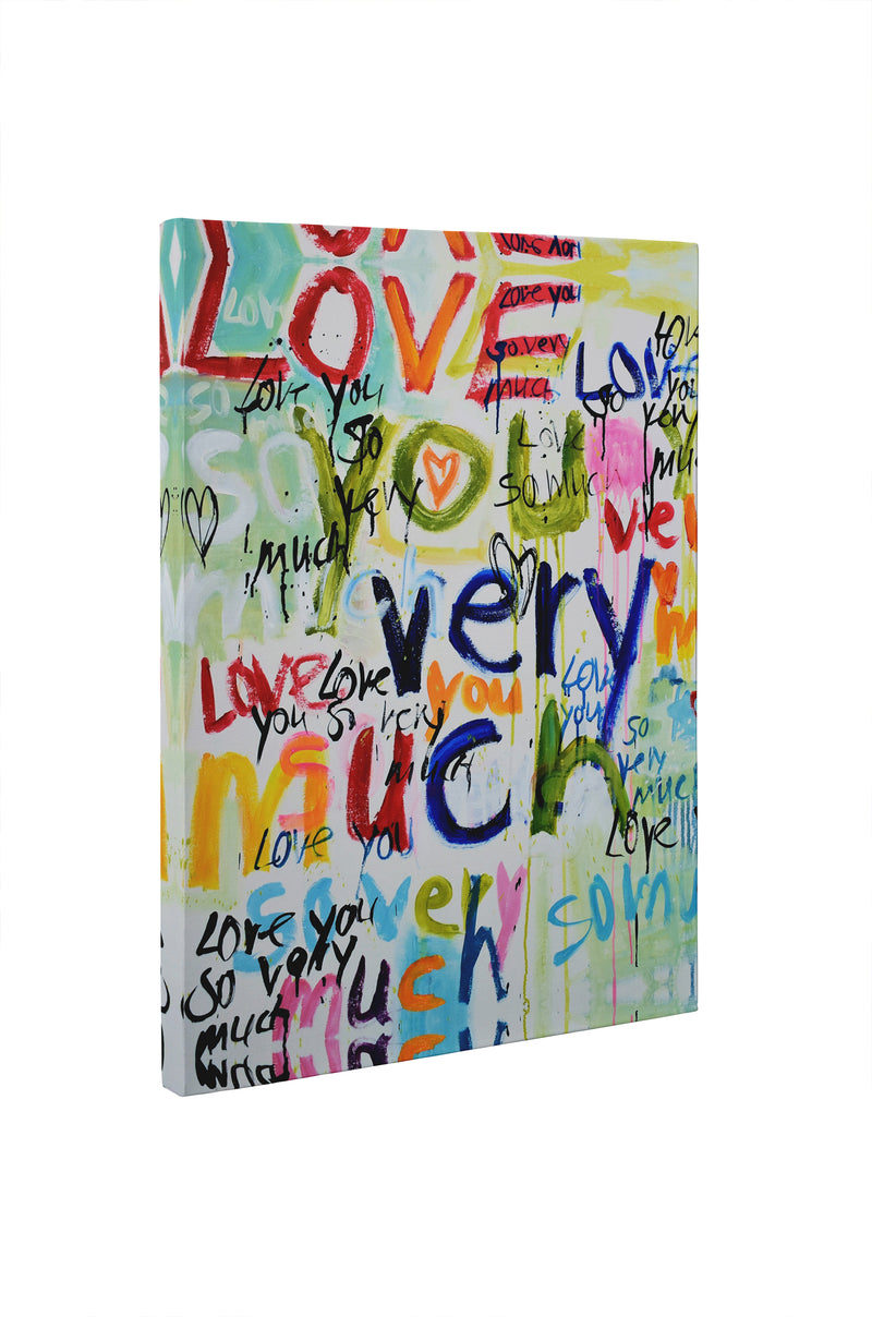 Love you Very Much Canvas Art By Jolina Anthony