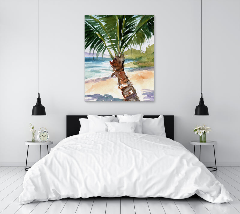 SUMMER PALM Canvas Art By Jayne Conte