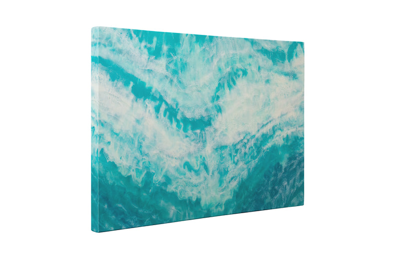 TEAL TIDES Canvas Art By Christina Twomey